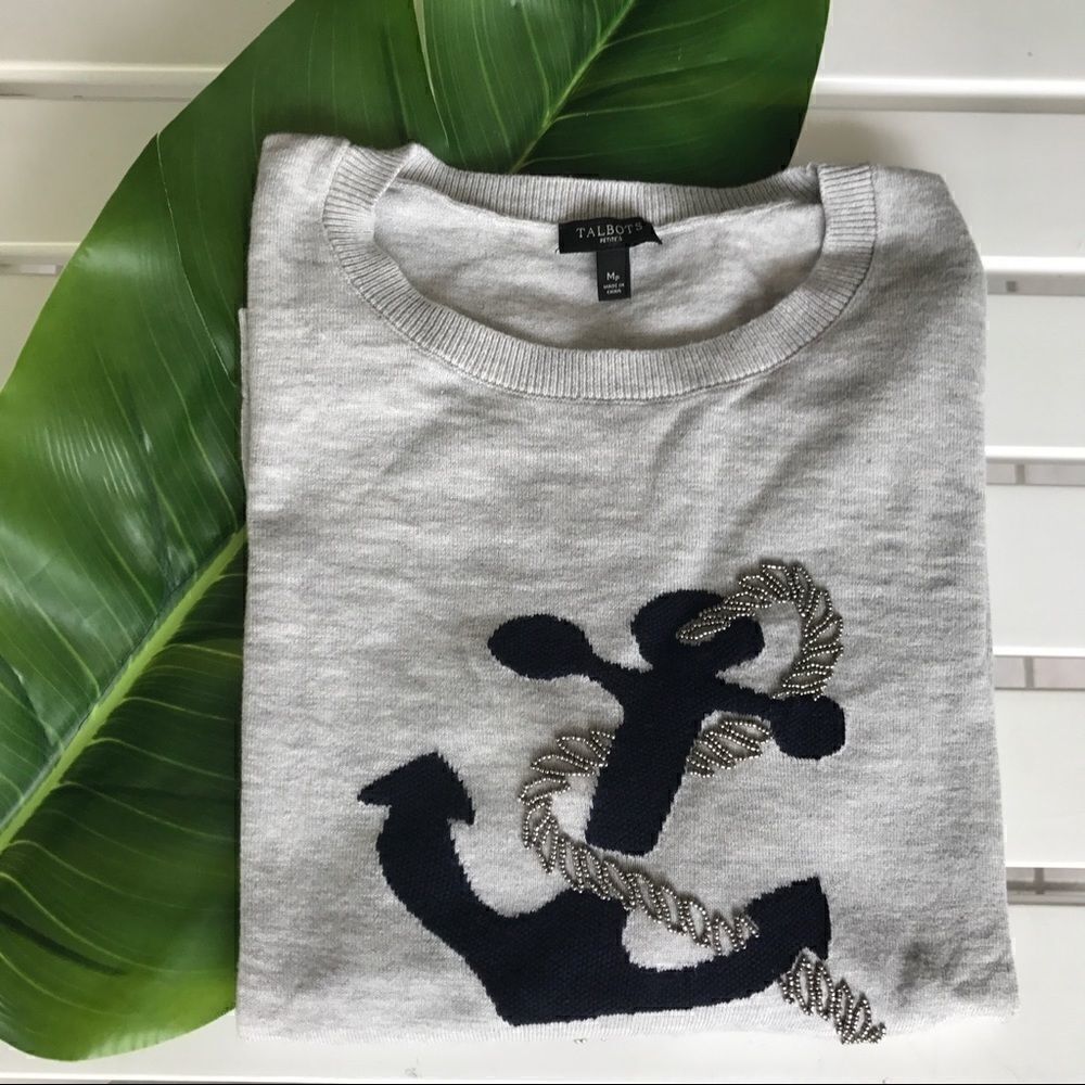 🎃SALE❤️TALBOTS ANCHOR SWEATER ❤️